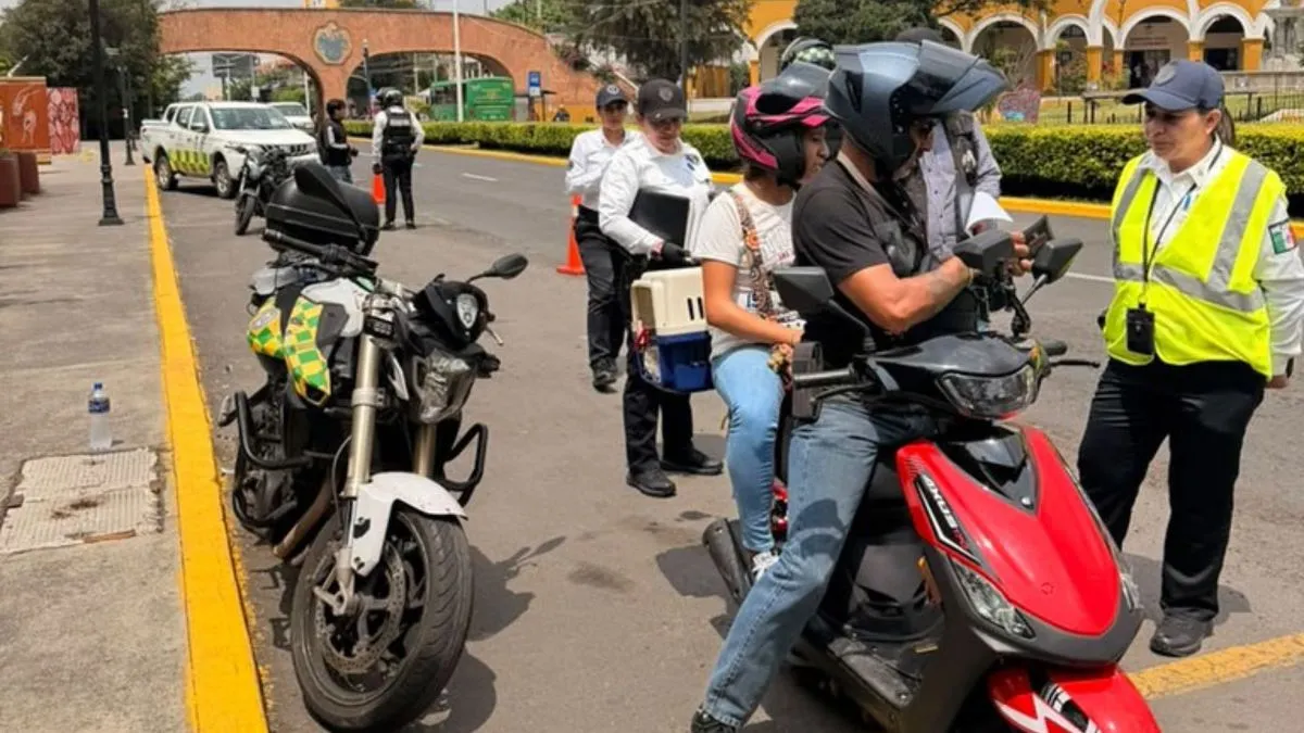 Retiran 41 motos por operar como servicio de transporte