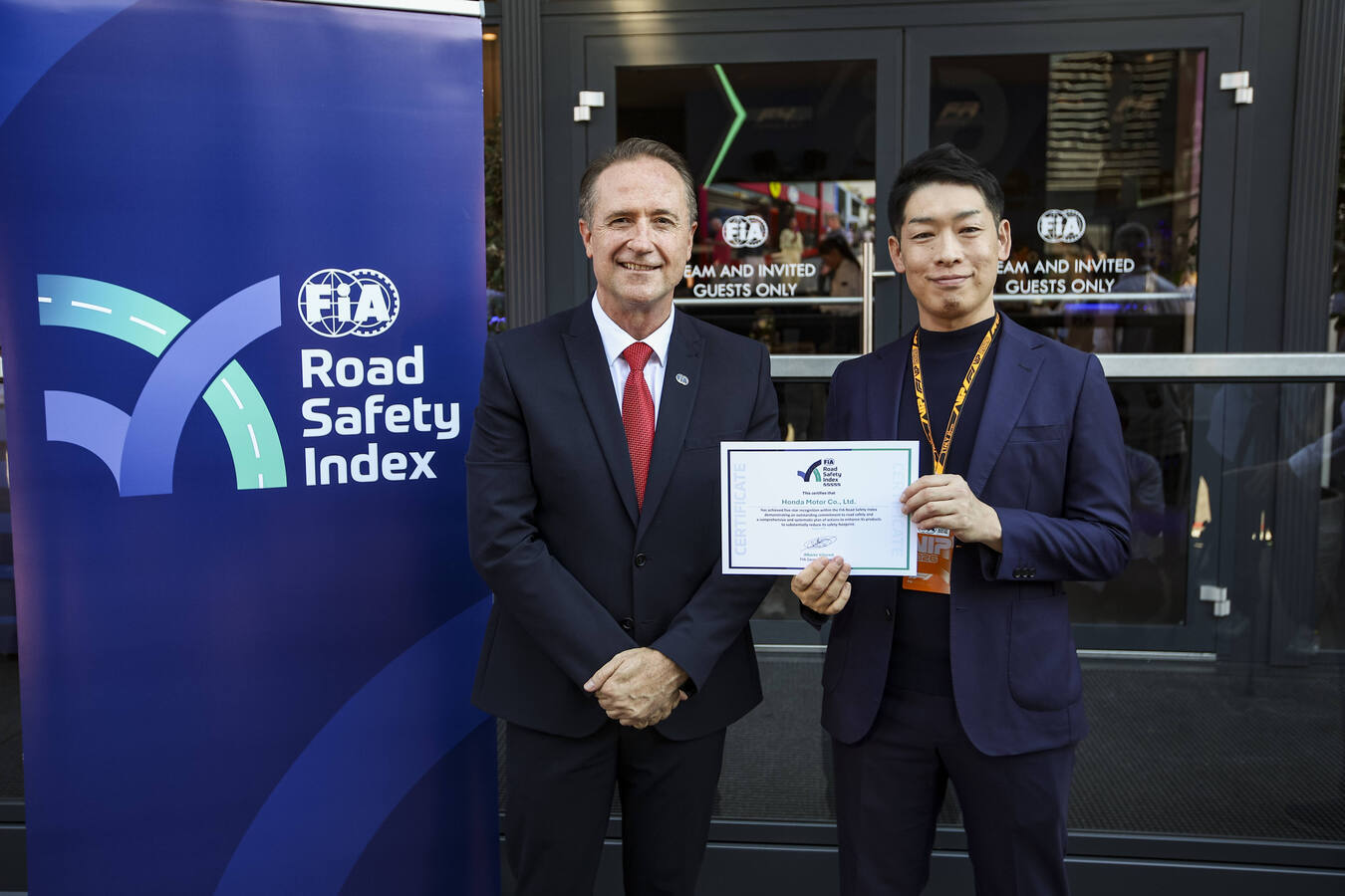 HONDA SE CONVIERTE EN LA PRIMERA COMPAÑÍA DEL MUNDO EN RECIBIR LA NUEVA CALIFICACIÓN MÁS ALTA DE 5 ESTRELLAS DEL ÍNDICE DE SEGURIDAD VIAL DE LA FIA, UNA HERRAMIENTA PARA EMPRESAS Y ORGANIZACIONES PARA MEDIR SU HUELLA DE SEGURIDAD VIAL