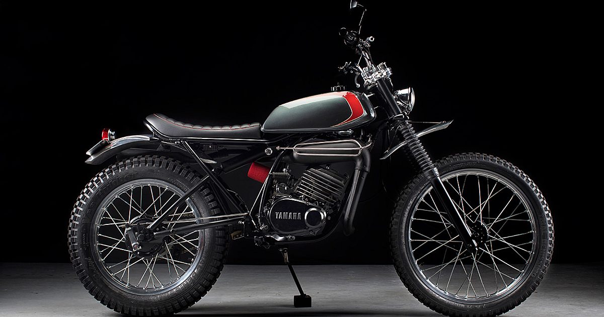 Segundo aire: una Yamaha DT175 reconfigurada para la carretera