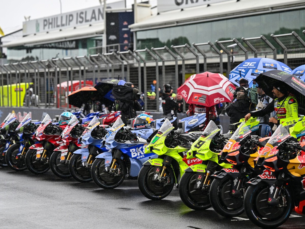 La lluvia obliga a cancelar la última carrera de la historia de MotoGP en Phillip Island por motivos de seguridad