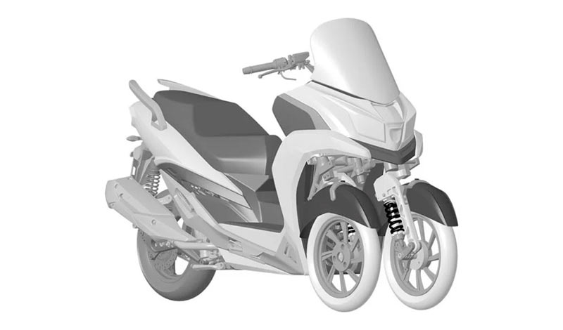 KYMCO prepara un Scooter de tres ruedas más compacto y urbano - Ilustración 1