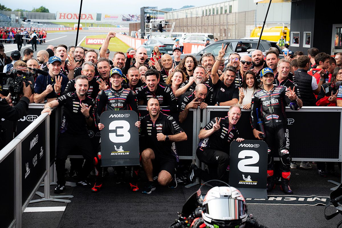 Aprilia tiene dos pilotos contra Márquez y Rivola ya avisa: