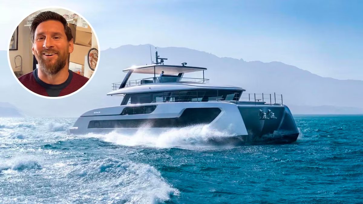 Así es el imponente yate que adquirió Lionel Messi: suites de lujo, sauna y espacio para motos acuáticas
