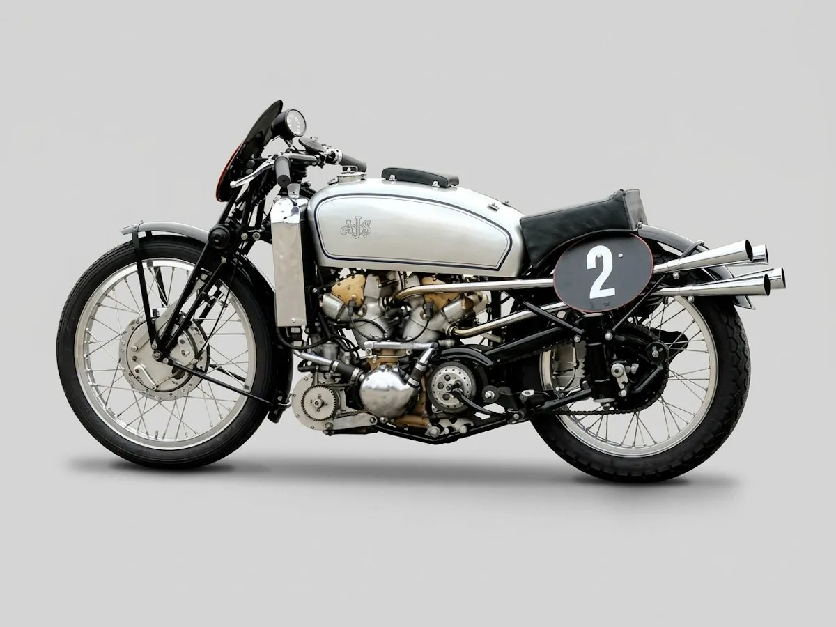 Moto del día: AJS V4 Supercharger - Ilustración 1