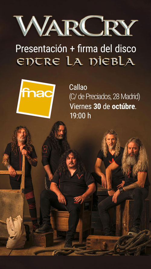 WARCRY presentan y firman en Fnac Asturias y en Madrid su nuevo álbum - Ilustración 3