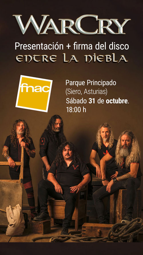 WARCRY presentan y firman en Fnac Asturias y en Madrid su nuevo álbum - Ilustración 2