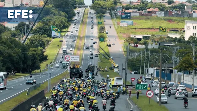 El bolsonarismo saca músculo con una marcha de miles de motos antes de las elecciones - Ilustración 3