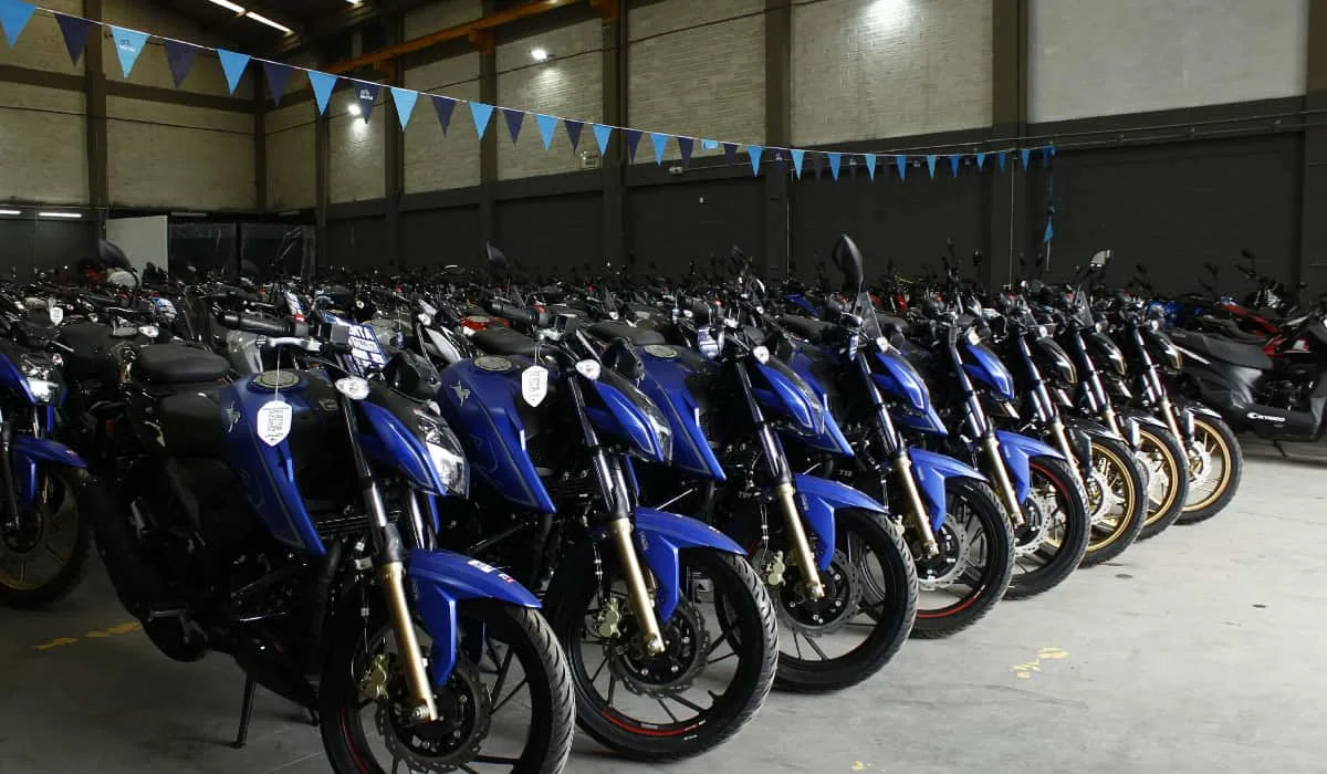 Matrículas de motos en Colombia crecieron 23,6 % en septiembre y superaron las 127.000 unidades
