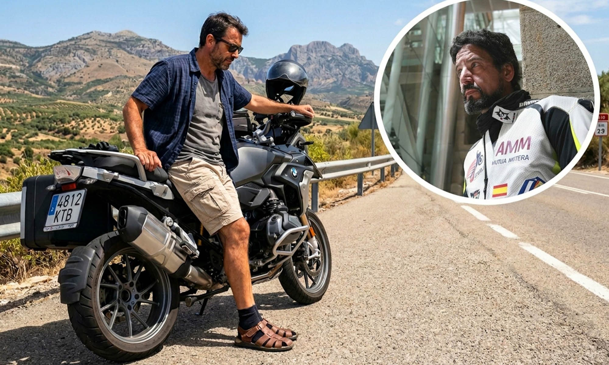 La incongruencia entre el nuevo reglamento de tráfico y la instrucción de la DGT sobre conducir una moto en chanclas