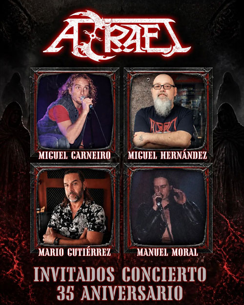 AZRAEL – Recordamos los detalles para su concierto 35 aniversario en Granada, MAÑANA 31 de octubre - Ilustración 3
