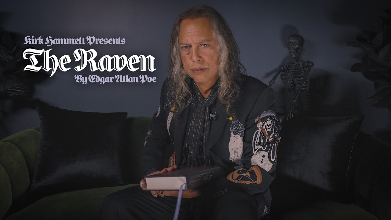 Kirk Hammett de Metallica lee “The Raven”
