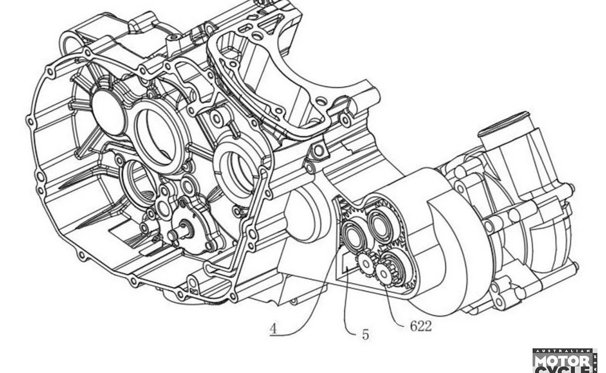 Benda patenta un motor sobrealimentado y vuelve a poner expectativa sobre su esperada moto turbo - Ilustración 2